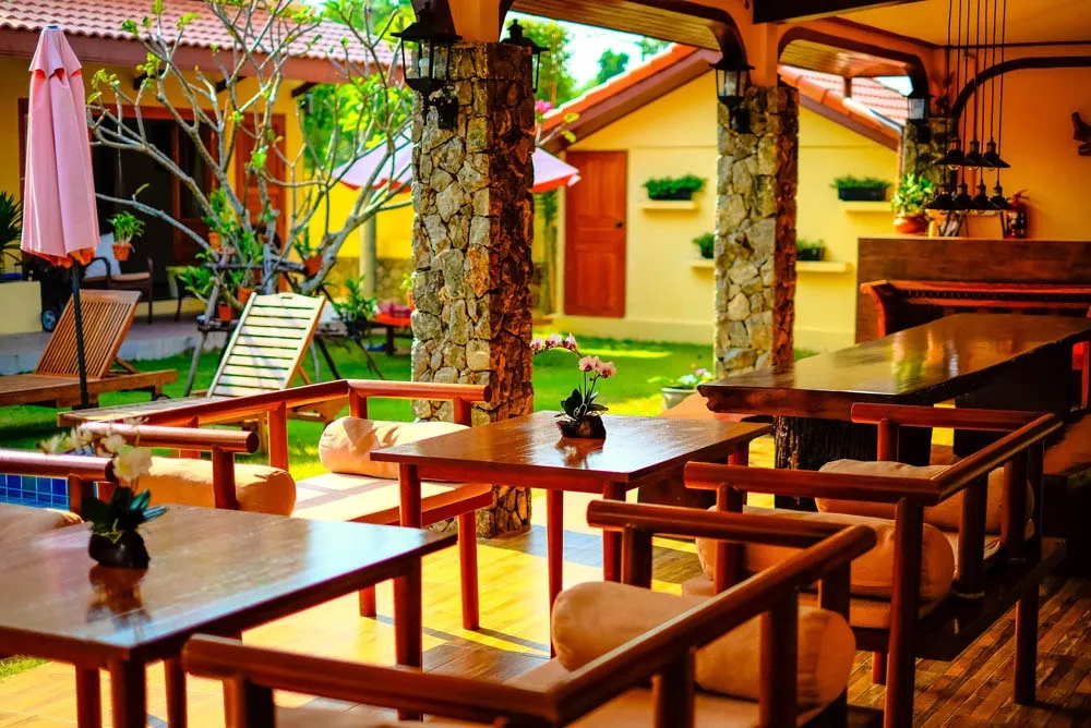 Taratai Restaurant outdoor dining terrace